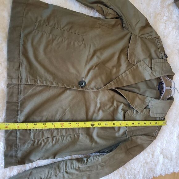 Pendleton Button Close Utility Jacket Cotton Lightweight Green Size XS - Picture 5 of 10